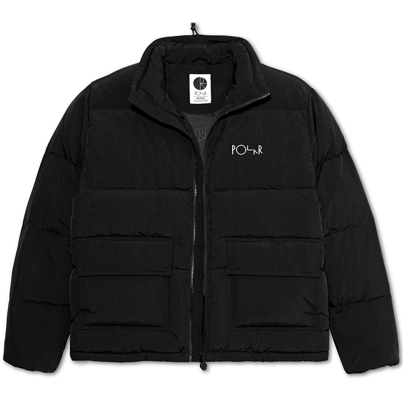 Polar Pocket Puffer Jacket Black Polar Pocket Puffer Jacket Black