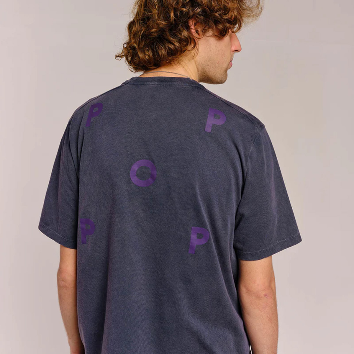 POP Logo T-Shirt Washed Navy POP Logo T-Shirt Washed Navy
