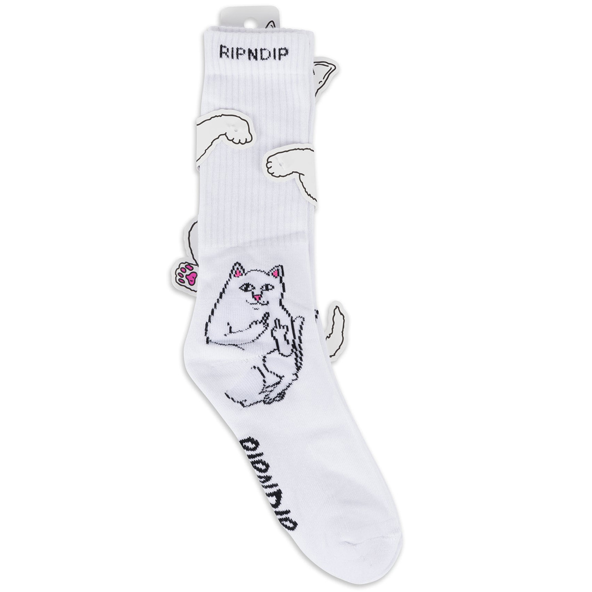 RipnDip Lord Nermal Socks White