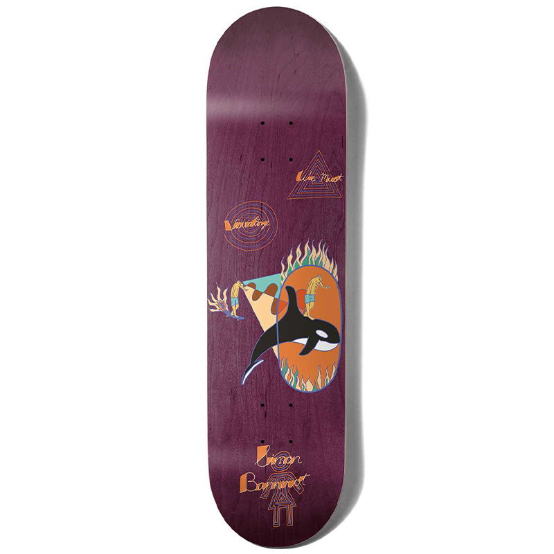 Girl Bannerot Visualize Purple Skateboard Deck 8.0