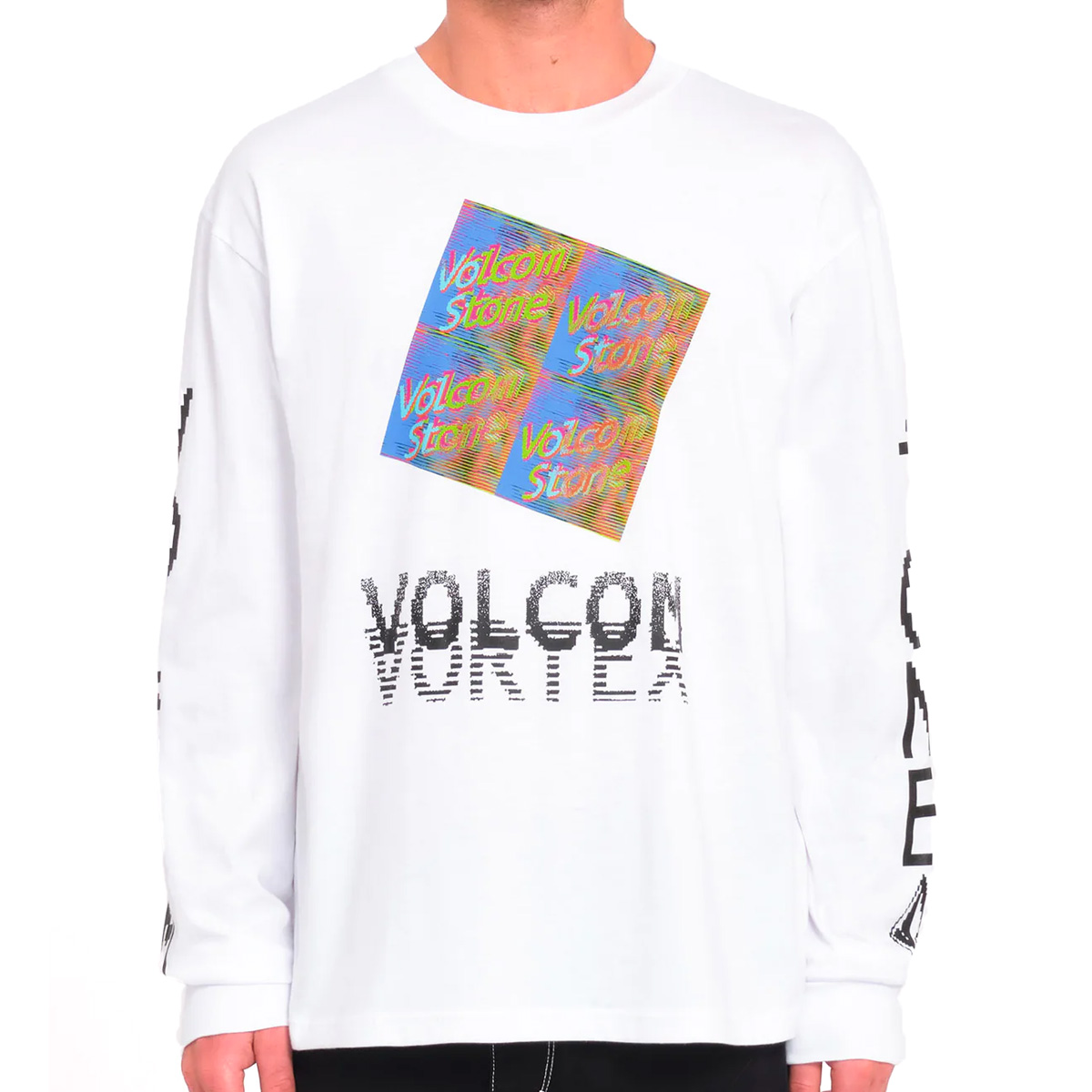 Volcom Fergadelic Longsleeve T-Shirt White