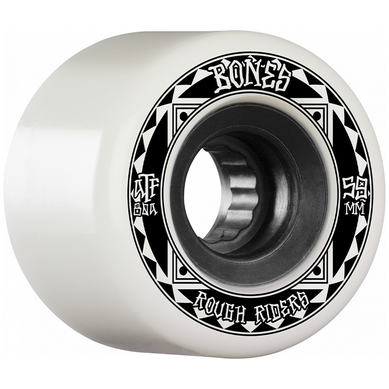 Bones Rough Riders Runners Wheels 80a White 59mm