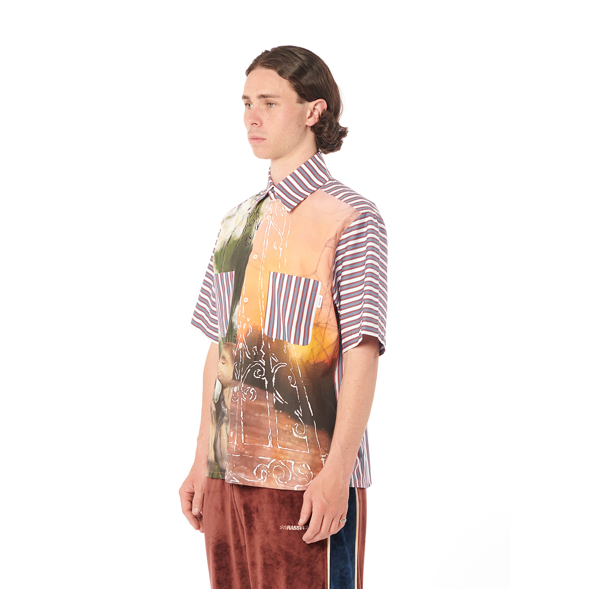 Rassvet Kyler Striped Woven Shirt Rassvet Kyler Striped Woven Shirt
