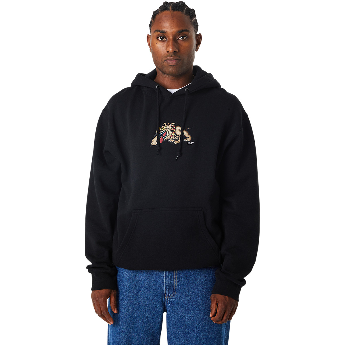 HUF Bledsoe Hooded Sweater Black HUF Bledsoe Hooded Sweater Black