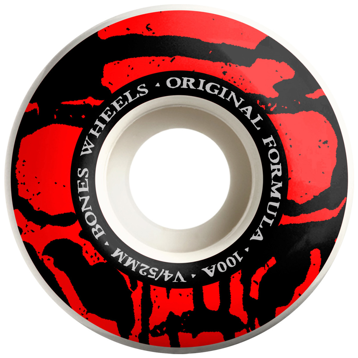 Bones Mummy Skulls O.G. Formula V4 Wide Wheels 100A White 52mm