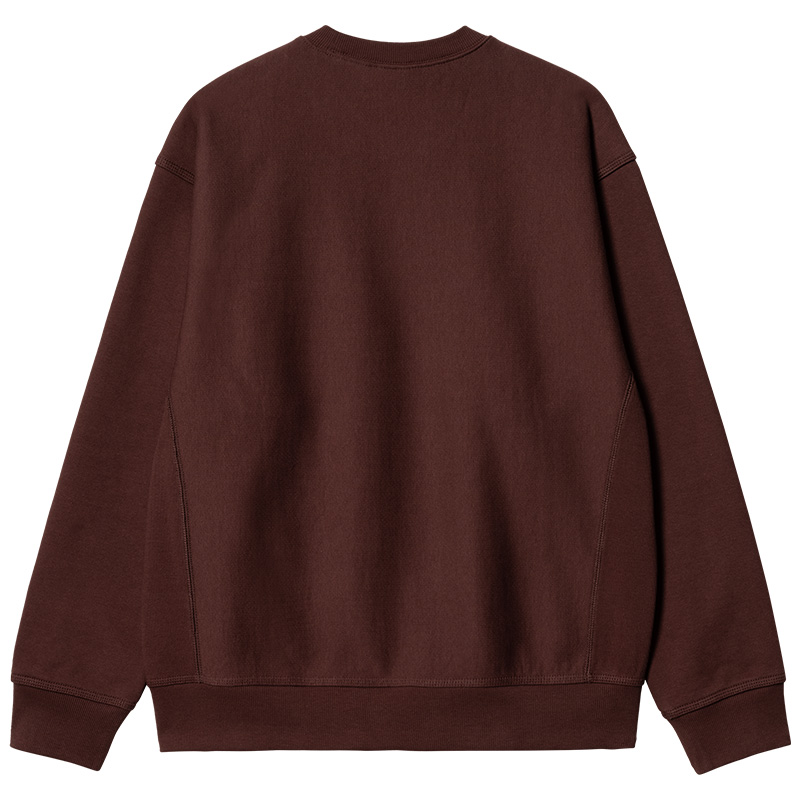 Carhartt WIP American Script Crewneck Sweater Ale Carhartt WIP American Script Crewneck Sweater Ale