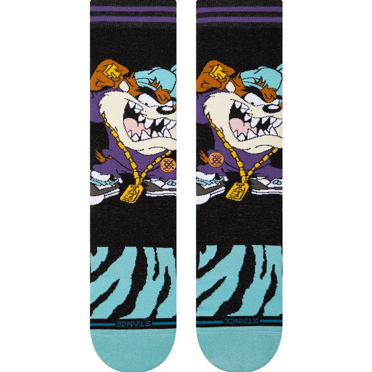 Stance Taz Crew Socks Black