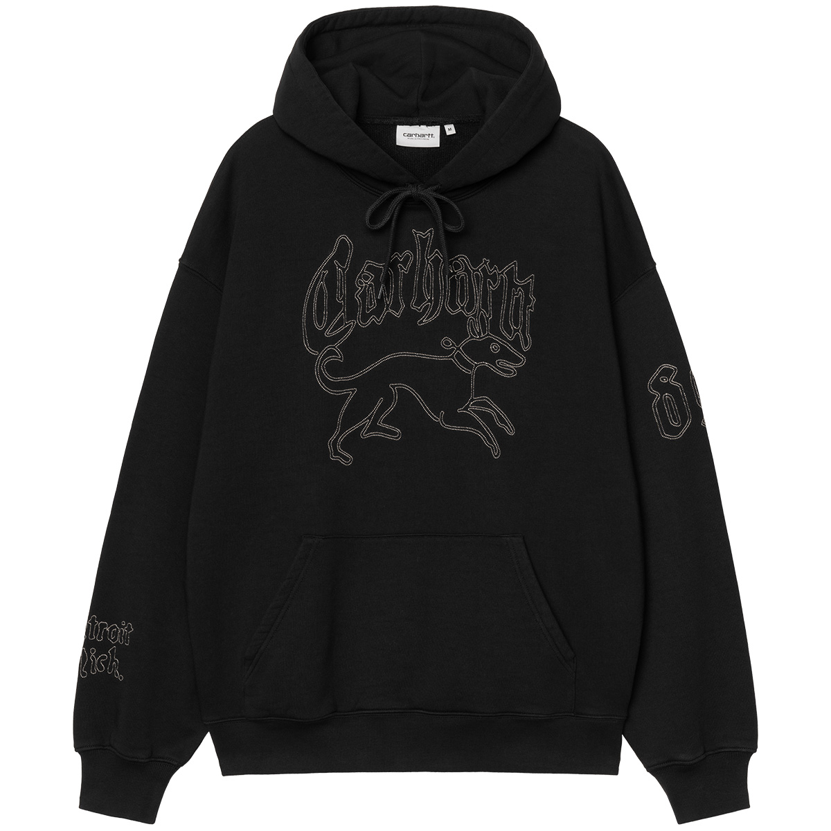 Carhartt WIP Hackwork Hooded Sweater Black/Wall