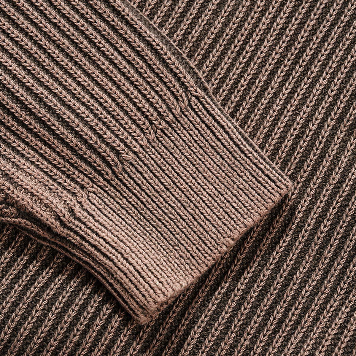 Butter Goods Bleach Knit Sweater Brown Butter Goods Bleach Knit Sweater Brown