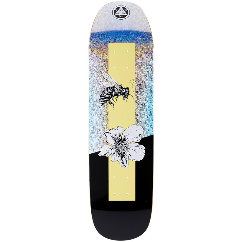 Welcome Adaptation on Son of Moontrimmer Skateboard Deck Glitter Foil 8.25