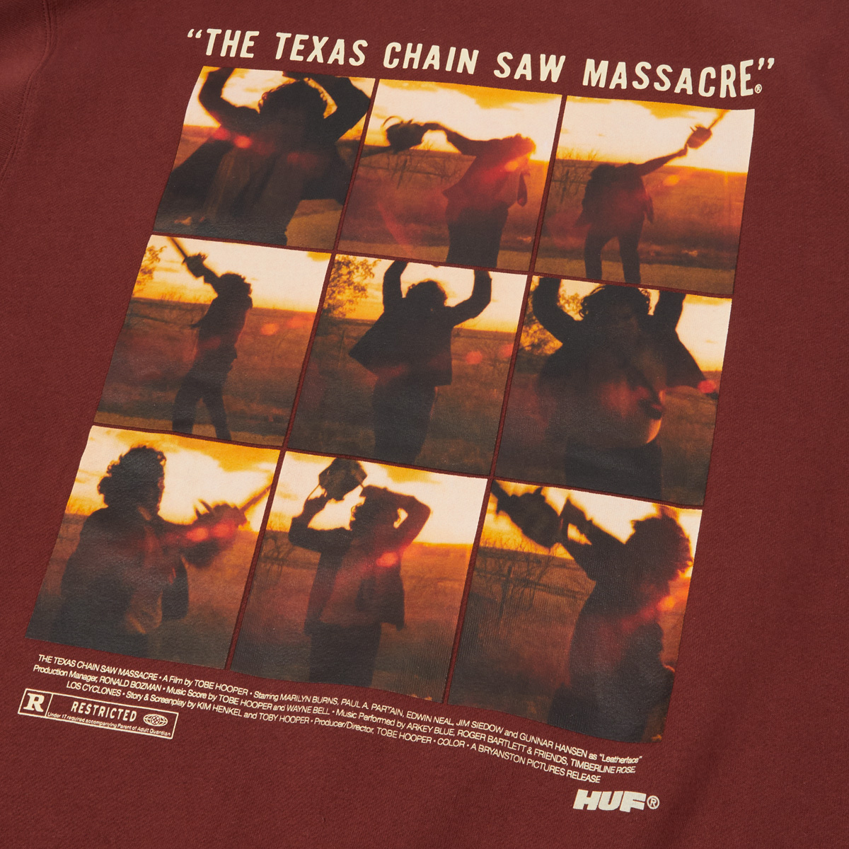 HUF x Chainsaw Unparalleled Terror Sweater Chocolate