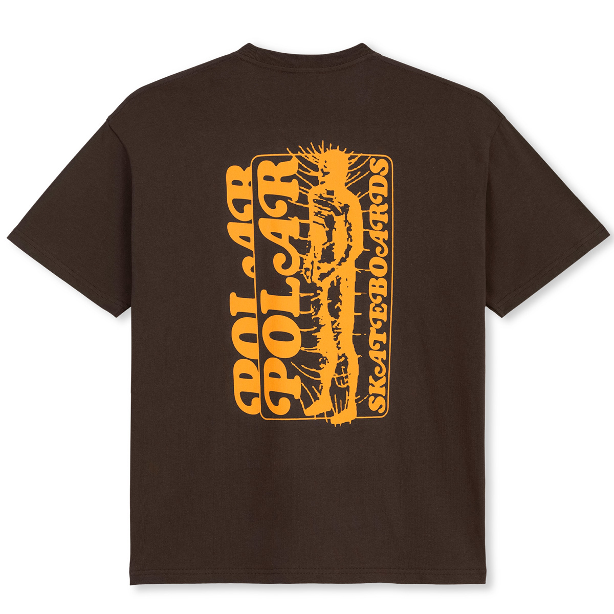 Polar Fields T-Shirt Chocolate Polar Fields T-Shirt Chocolate