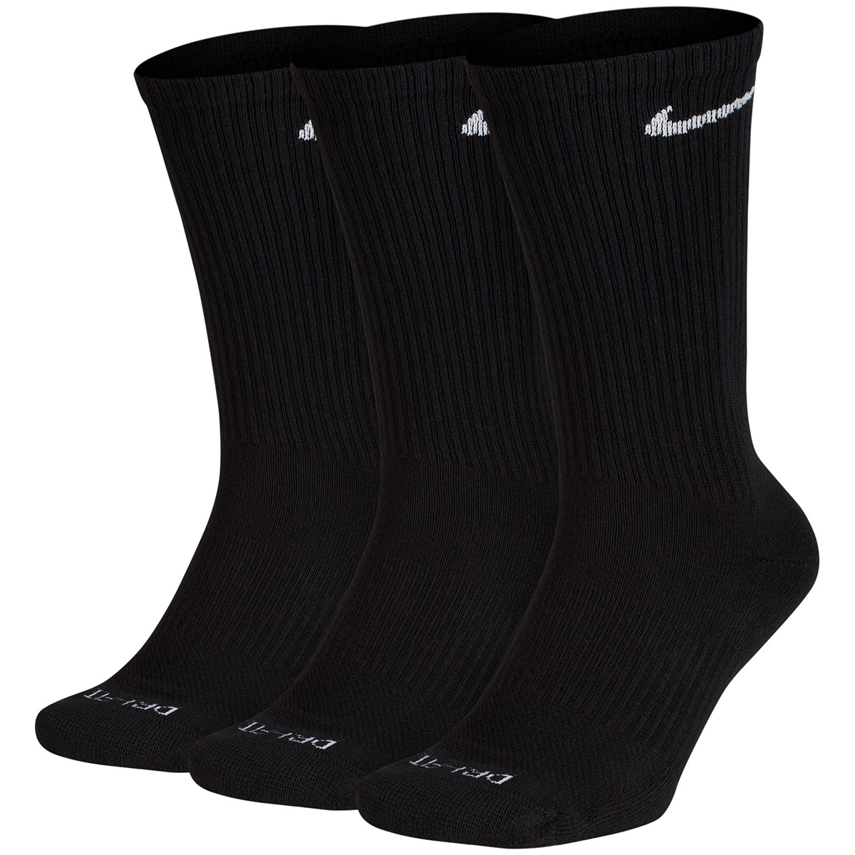 Nike SB Everyday Plus Cushioned Crew Socks Black/White