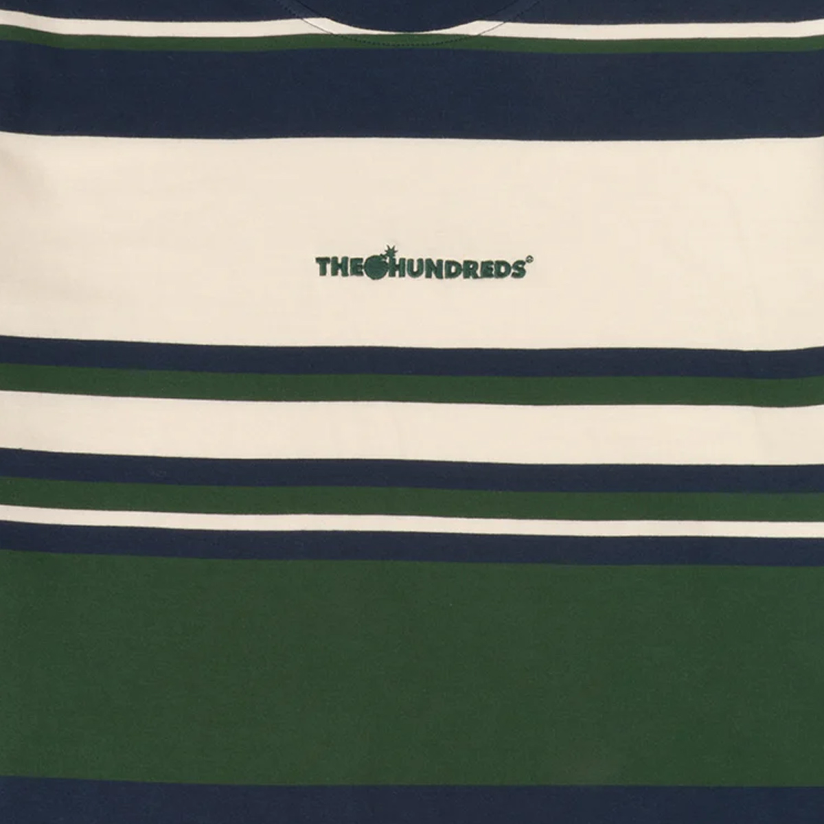 The Hundreds Stone Stripe T-Shirt Forest Green The Hundreds Stone Stripe T-Shirt Forest Green
