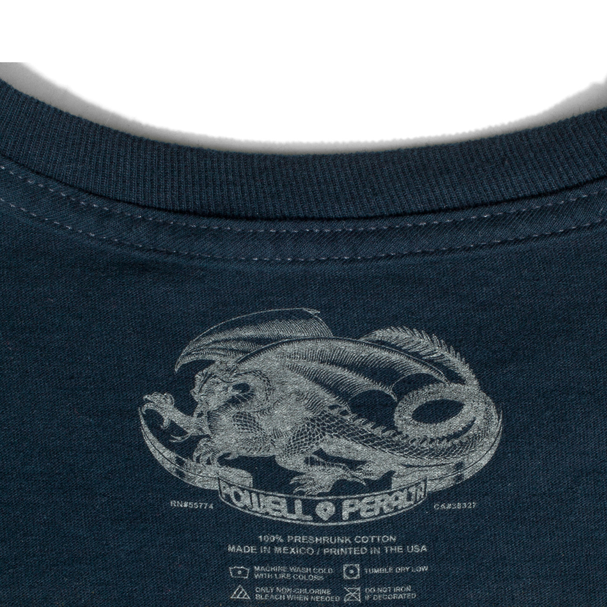 Powell Peralta Skateboard Skeleton T-shirt Navy