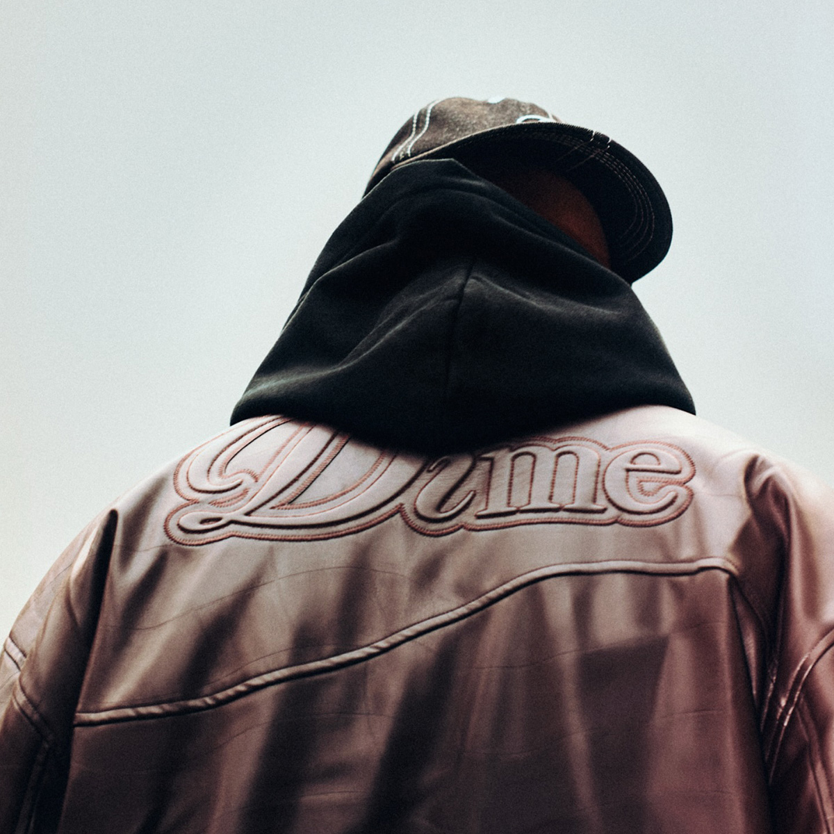 Dime Debossed Wavy Jacket Brown Dime Debossed Wavy Jacket Brown