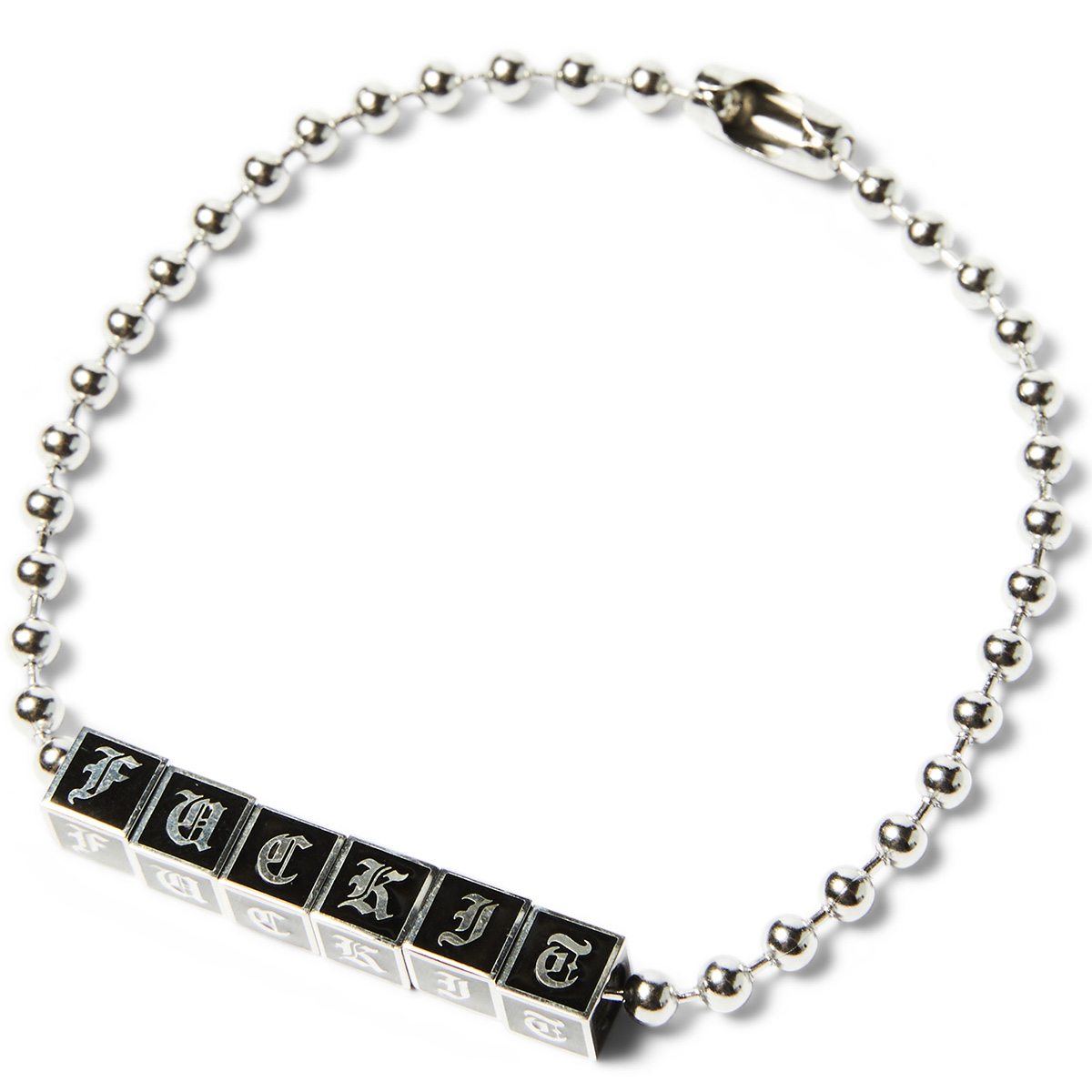 HUF Blocks Bracelet Silver