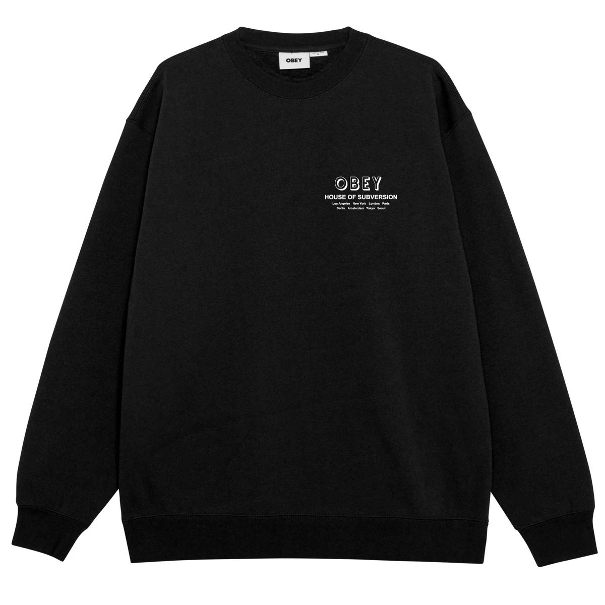 Obey House Of Subversion Sweater Black