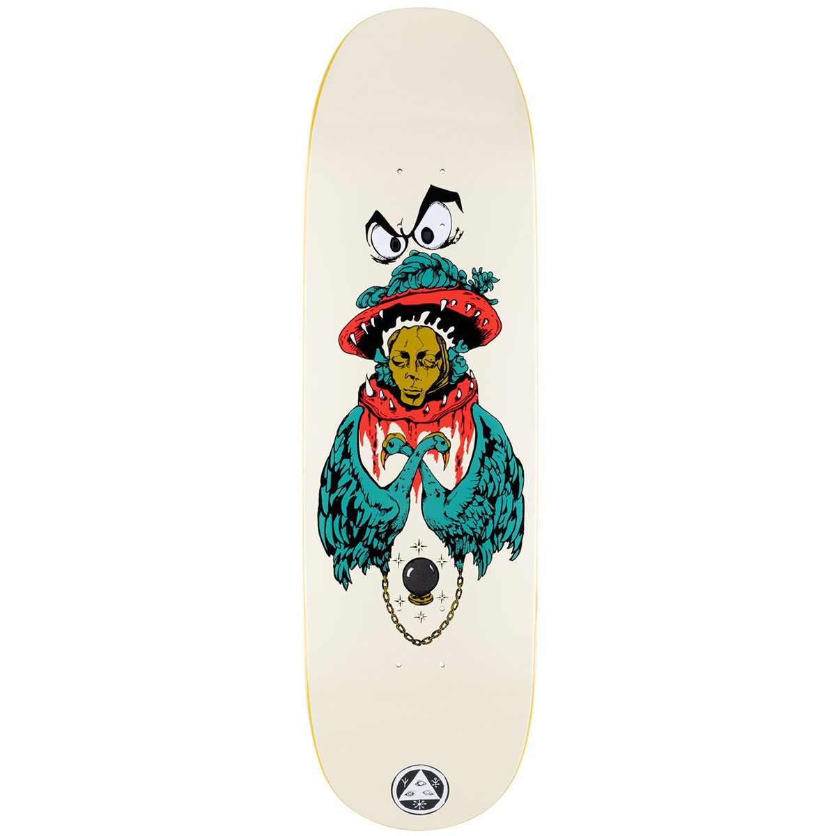 Welcome Victim of Time on Baculus 2 Skateboard Deck Bone 9.0