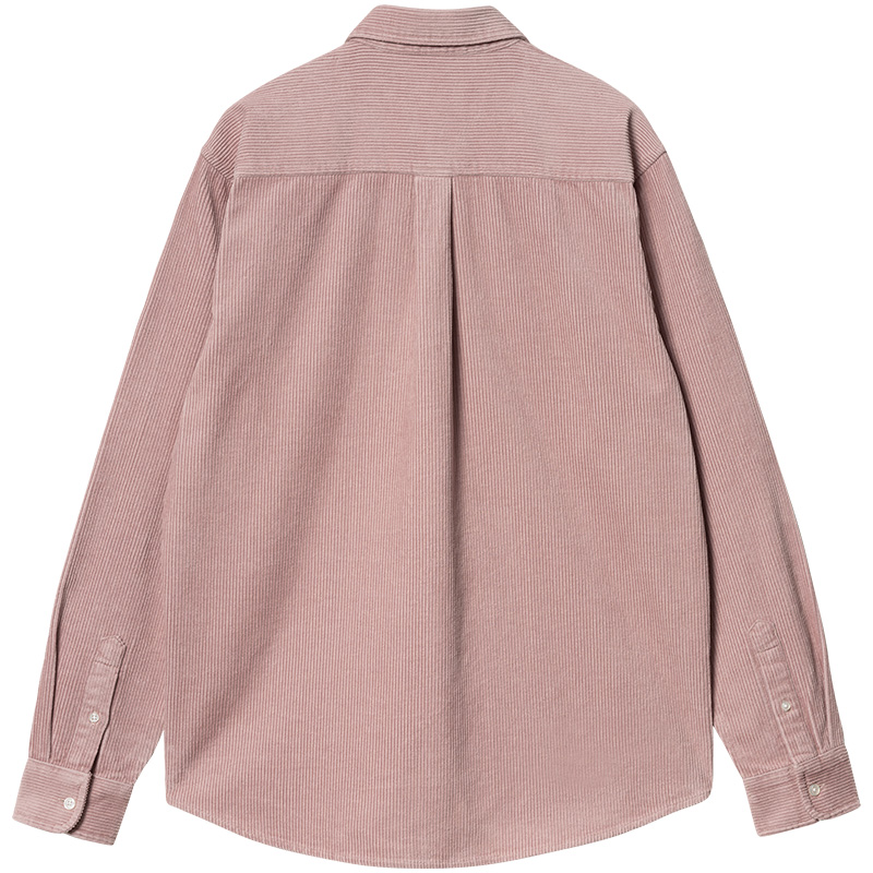 Carhartt WIP Madison Cord Longsleeve Shirt Glassy Pink/Black Carhartt WIP Madison Cord Longsleeve Shirt Glassy Pink/Black