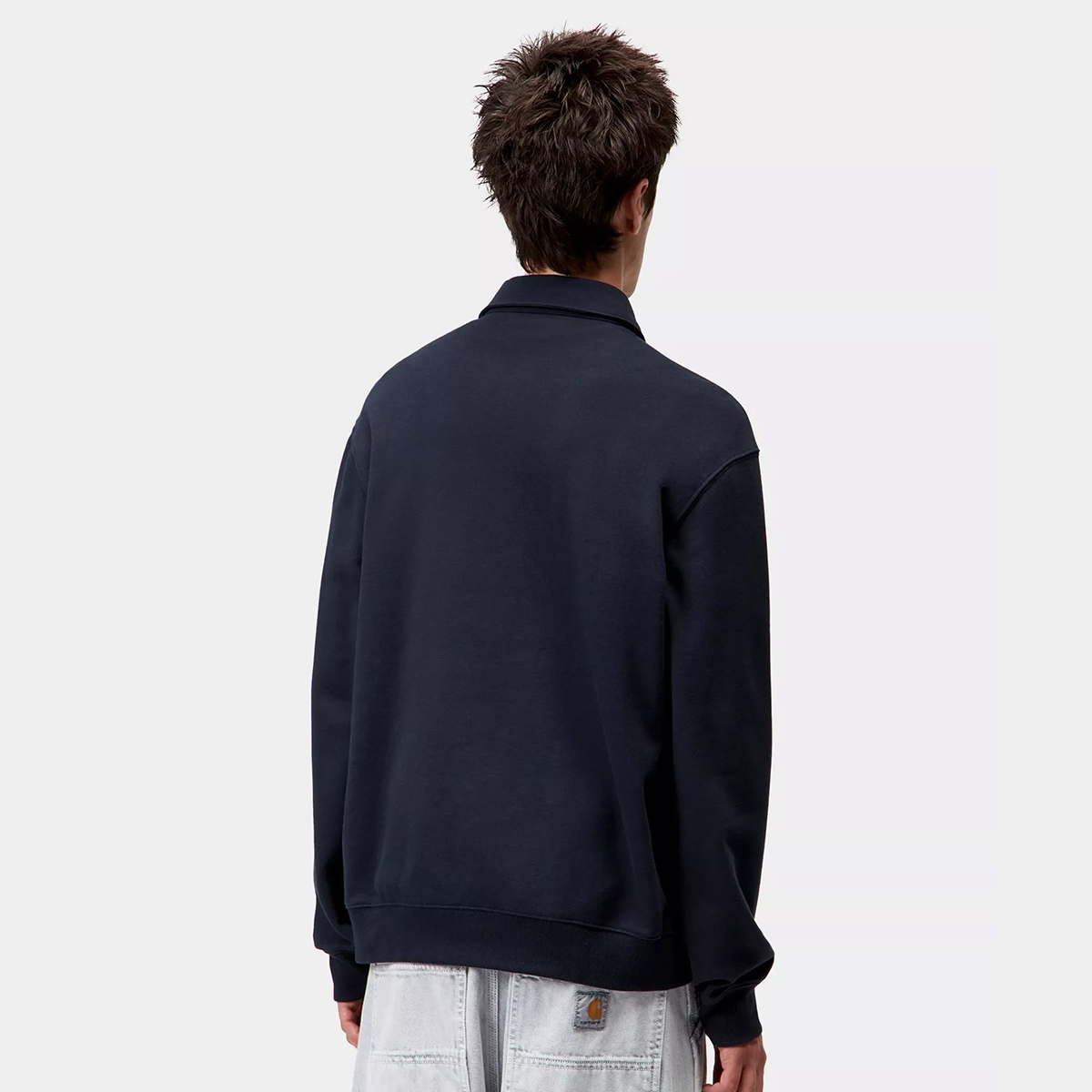 Carhartt WIP Polo Sweater Deep Night