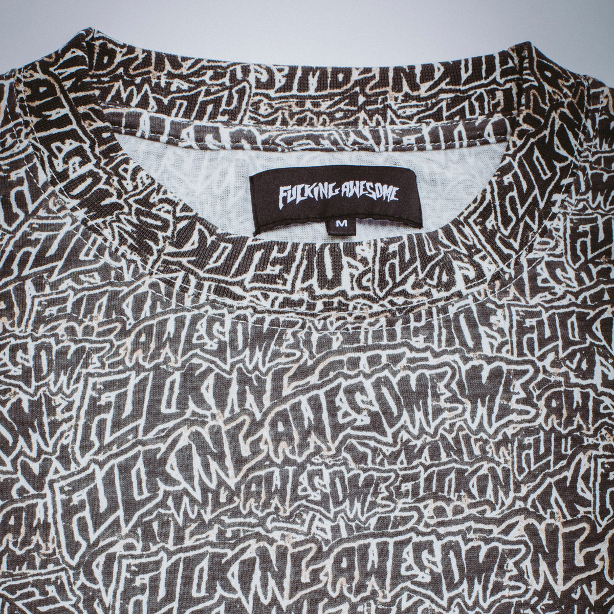 Fucking Awesome Burnt Sticker Stamp T-Shirt Fucking Awesome Burnt Sticker Stamp T-Shirt