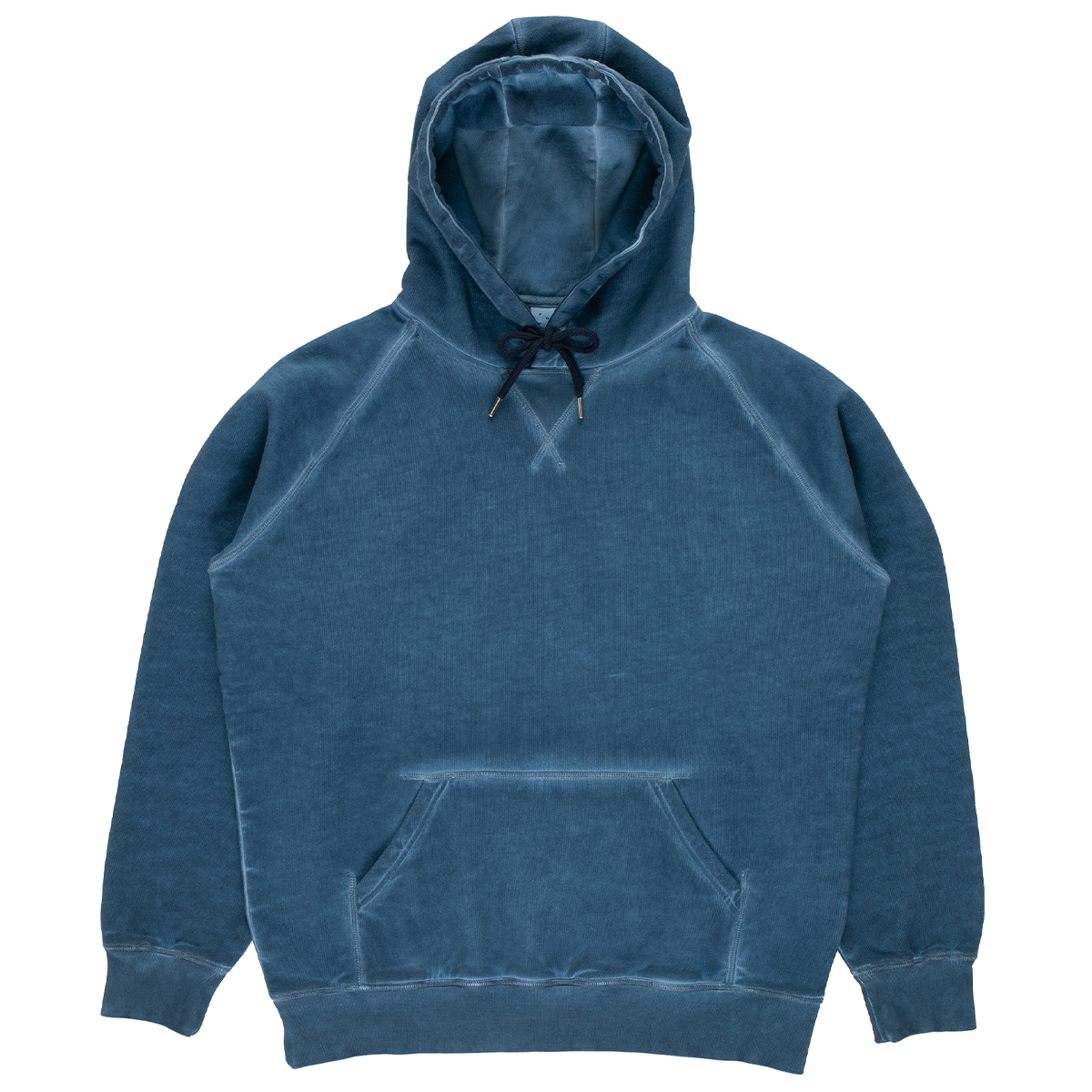 POP Stencil Logo Hooded Sweater Navy
