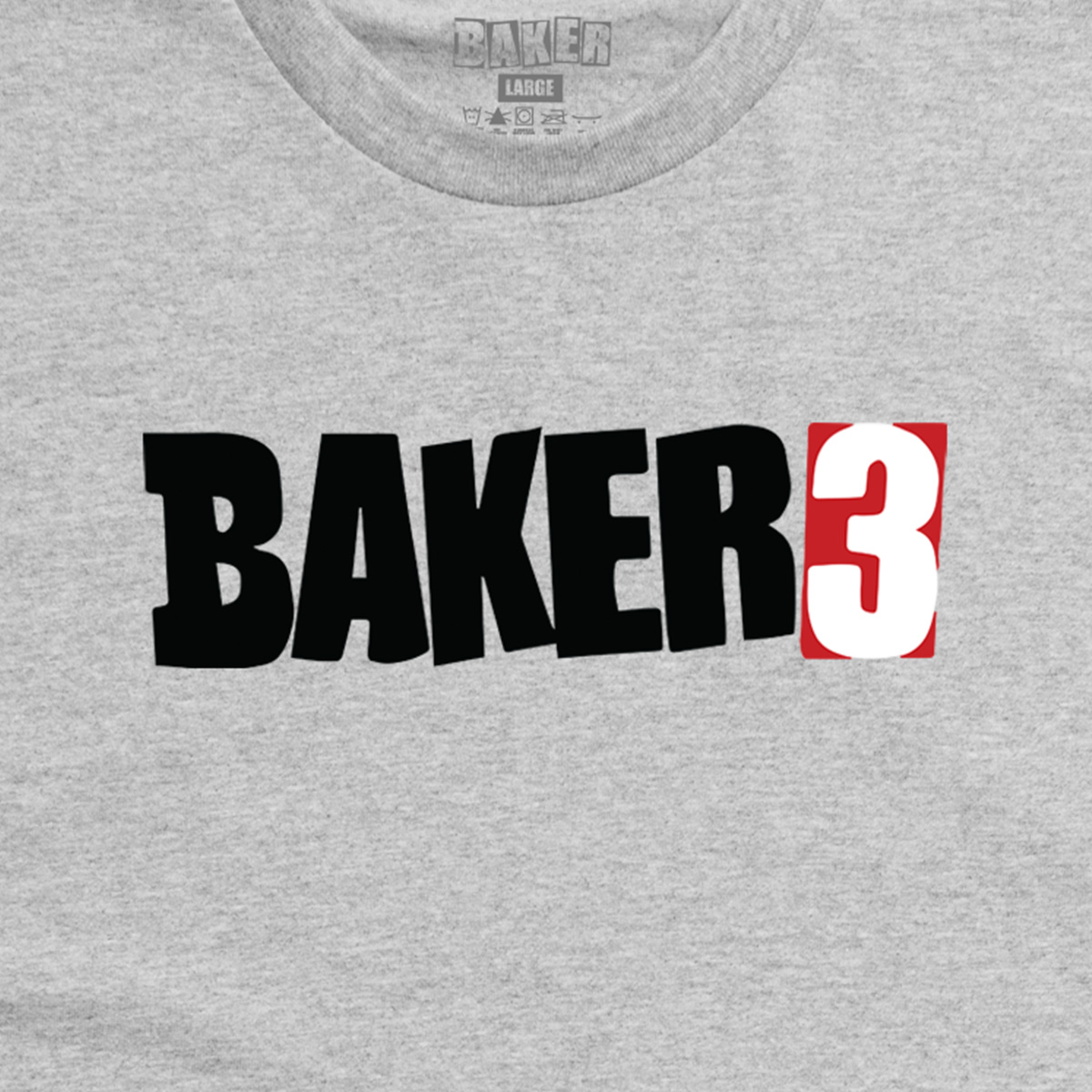 Baker 3 T-Shirt Heather Grey Baker 3 T-Shirt Heather Grey