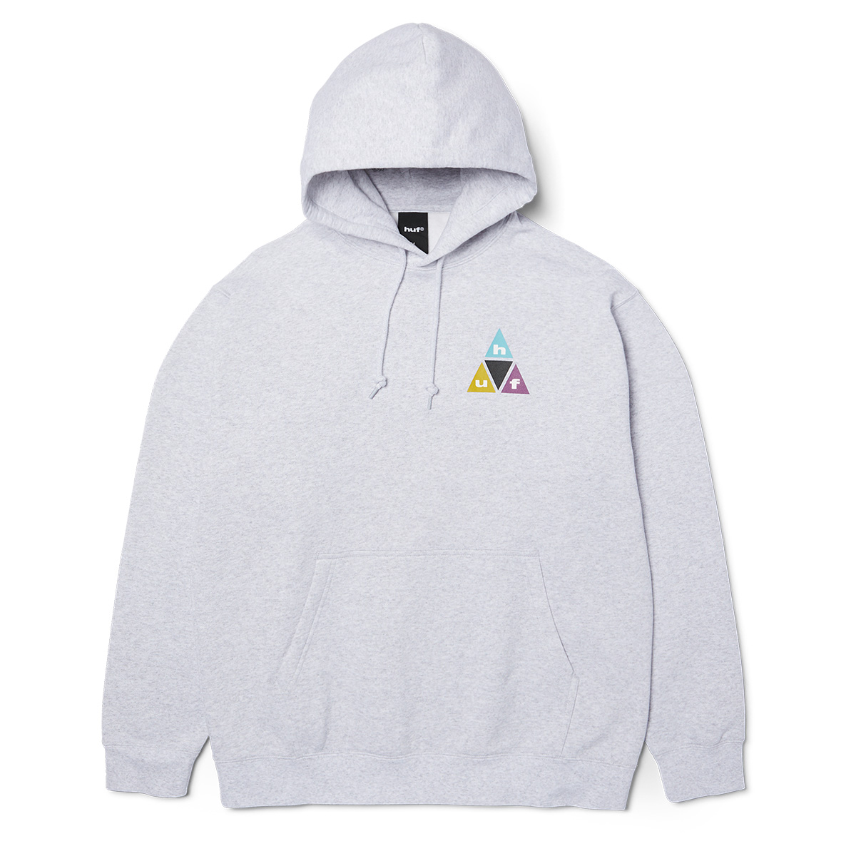 HUF Prism TT Hooded Sweater Heather Grey