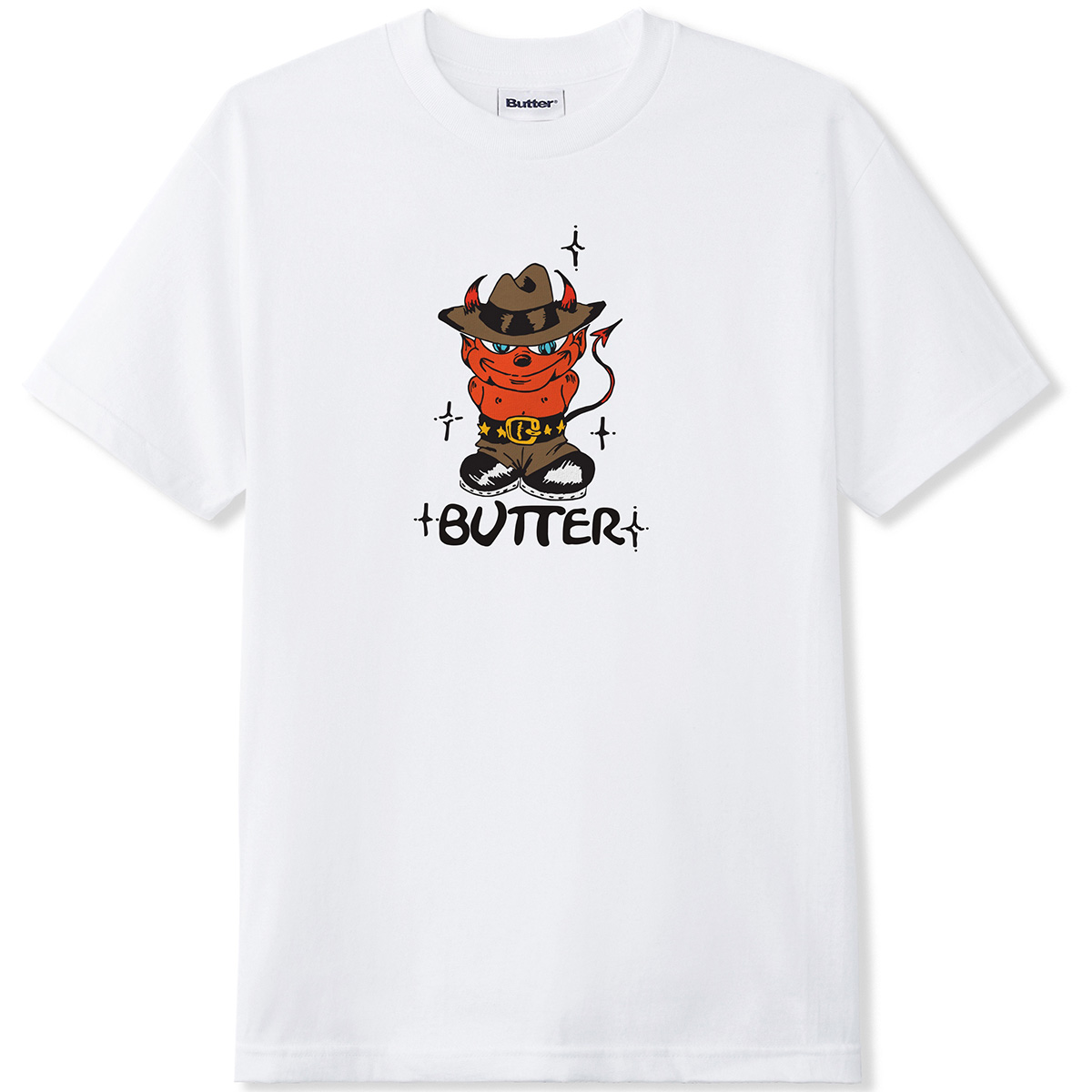 Butter Goods Devil T-Shirt White Butter Goods Devil T-Shirt White