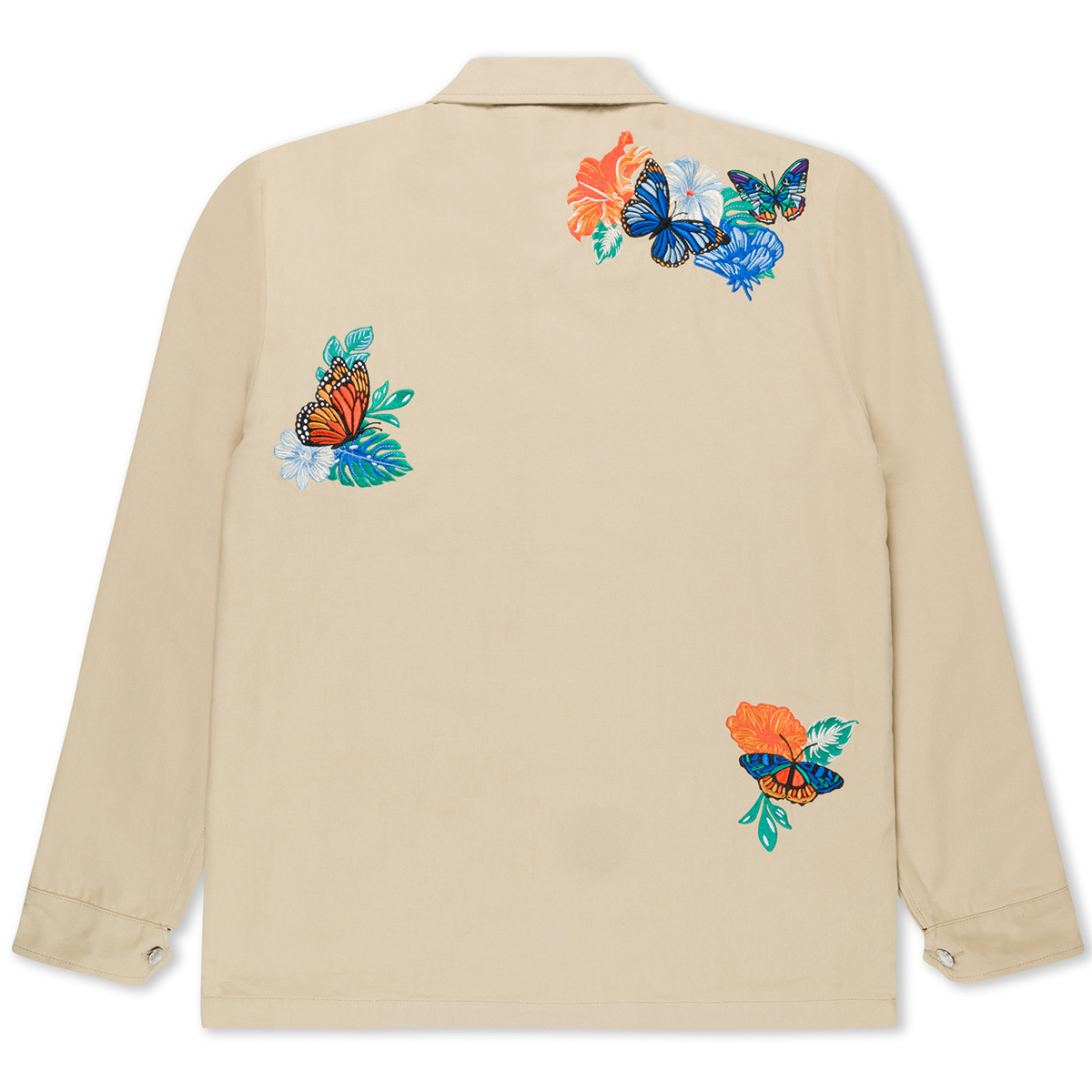 RipnDip Los Ripndip Twill Coaches Jacket Khaki RipnDip Los Ripndip Twill Coaches Jacket Khaki