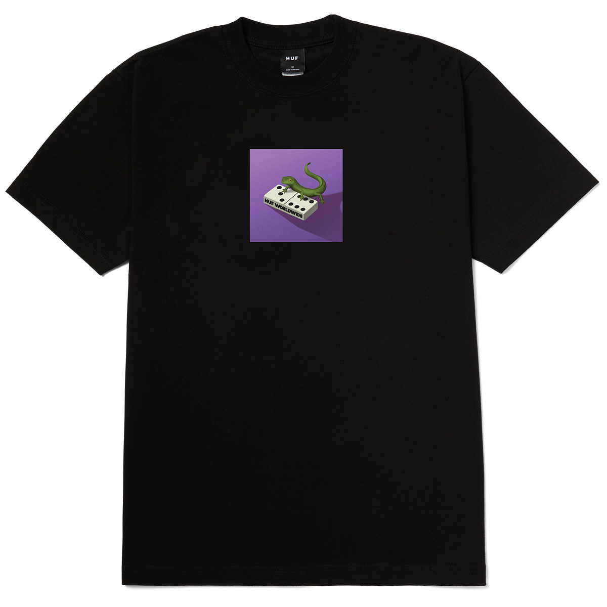 HUF Gecko T-Shirt Black HUF Gecko T-Shirt Black