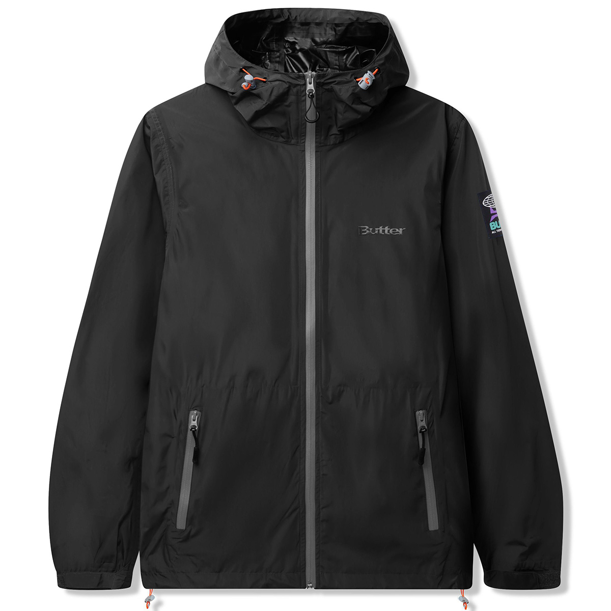 Butter Goods T-Rain Jacket Black Butter Goods T-Rain Jacket Black
