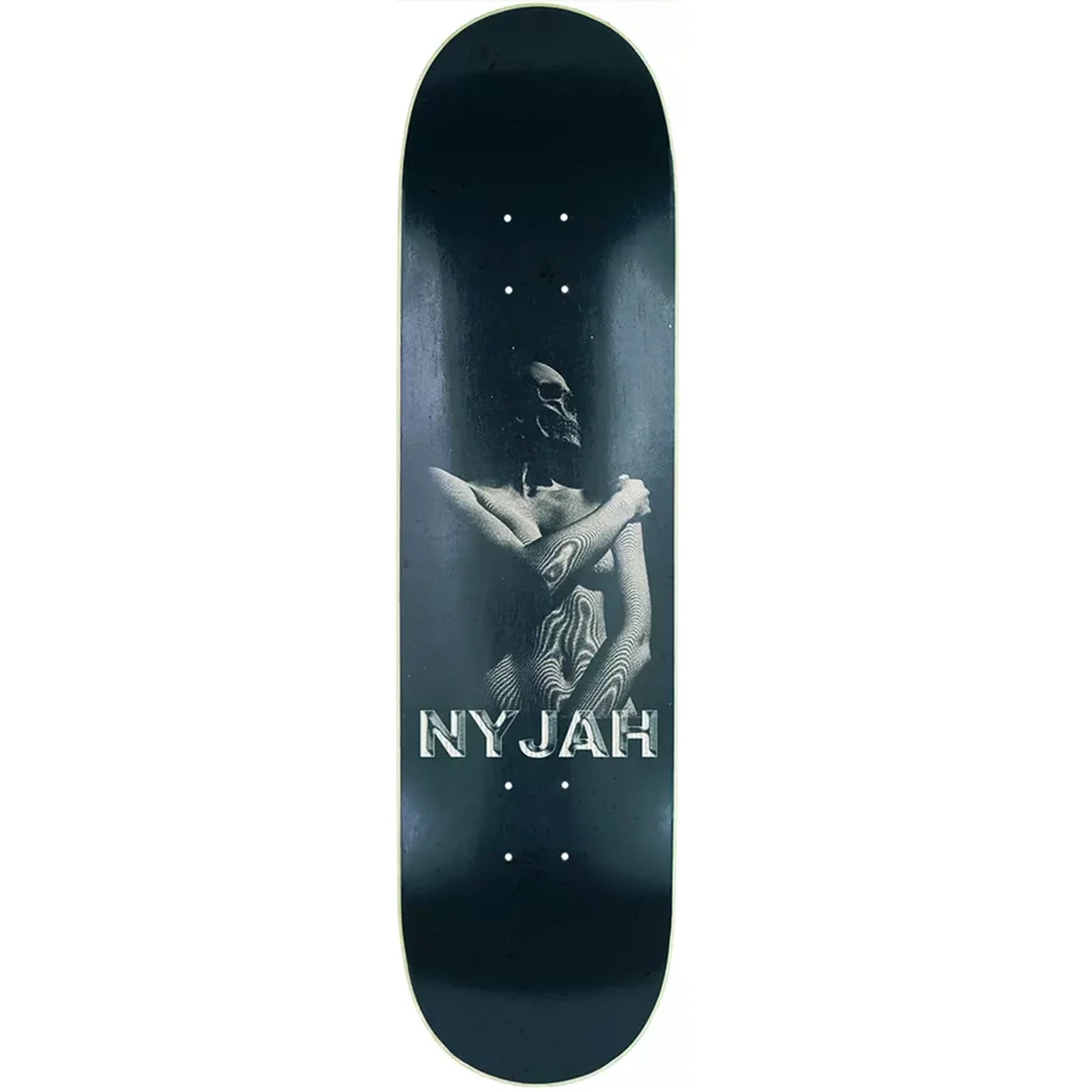 Disorder Nyjah Huston Light In the Dark Skateboard Deck Black 8.5