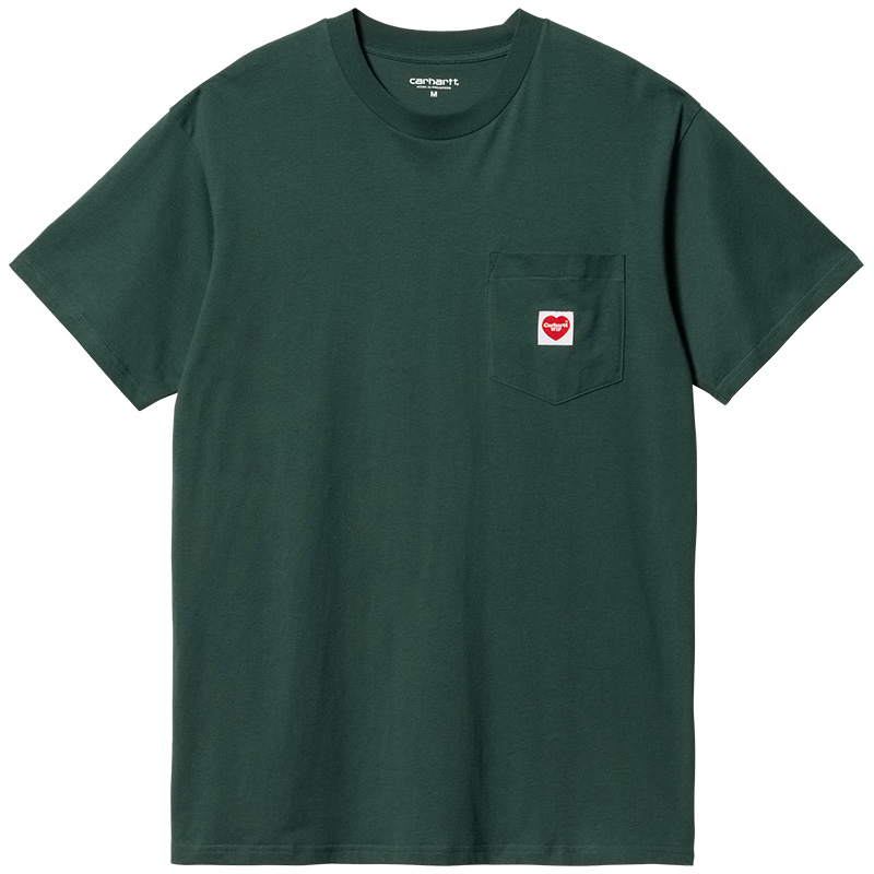 Carhartt WIP Pocket Heart T-Shirt Discovery Green S 1129140_S