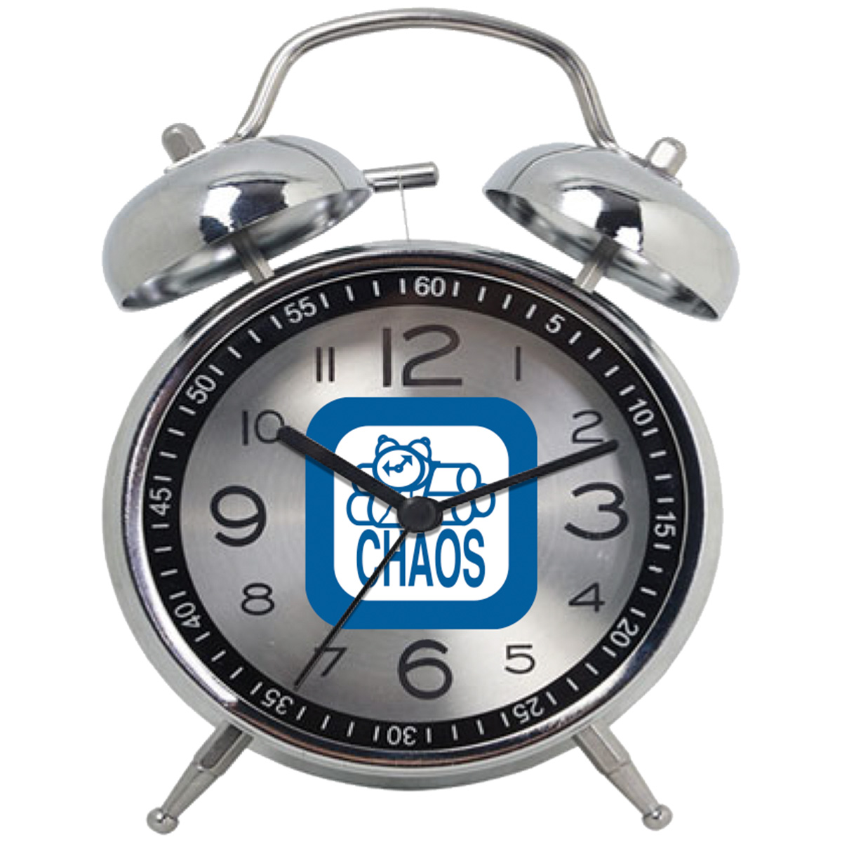 411 Chaos Alarm Clock Black