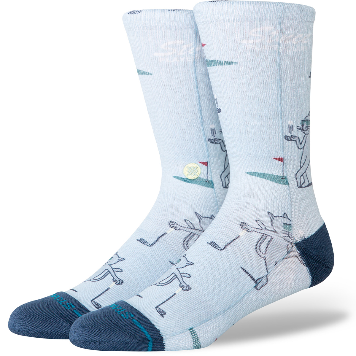 Stance Players Club Crew Socks Green