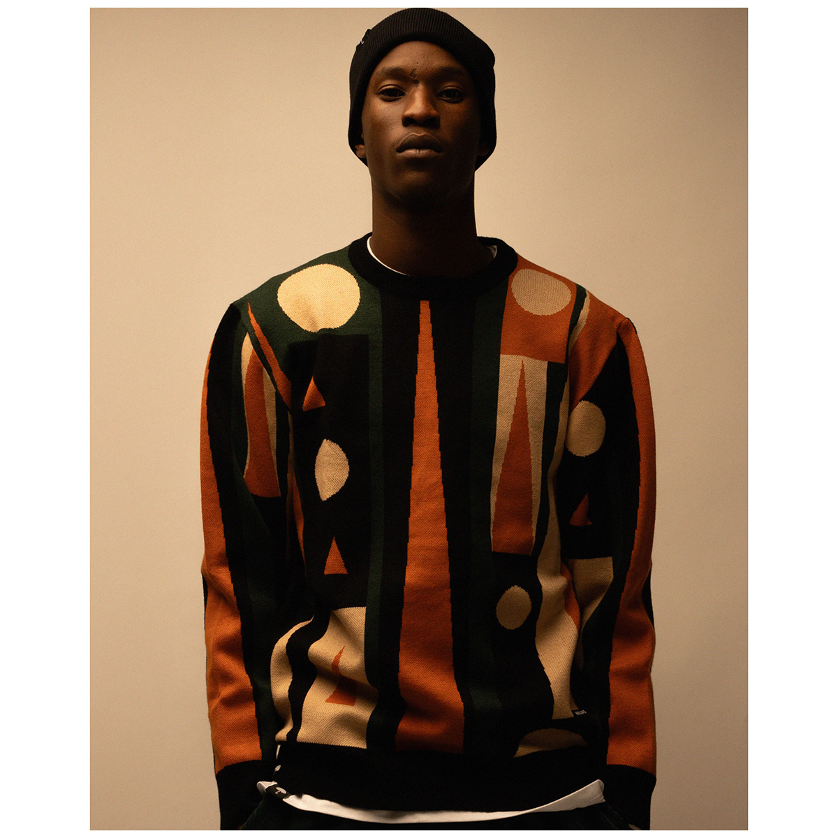 Helas Backgammon Knit Sweater Multico