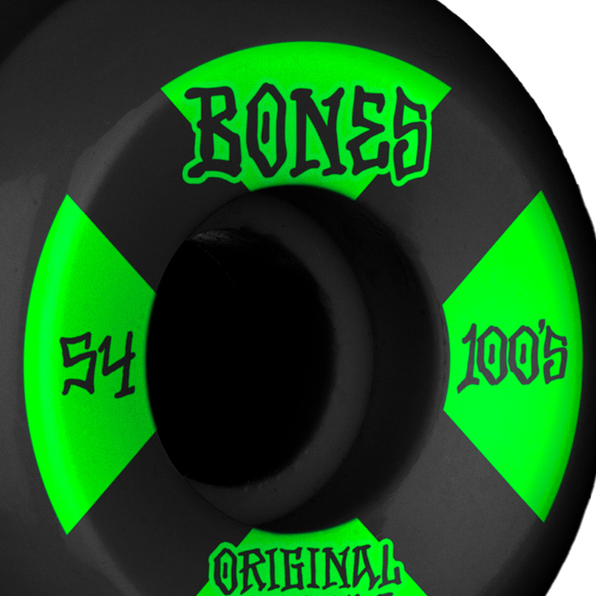 Bones 100's #4 V5 Sidecut Wheels 100a Black 54mm