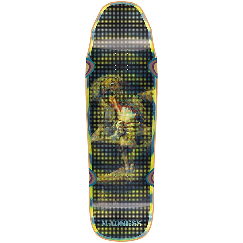Madness Halftone Son R7 Skateboard Deck Green Swirl 9.5 Madness Halftone Son R7 Skateboard Deck Green Swirl 9.5