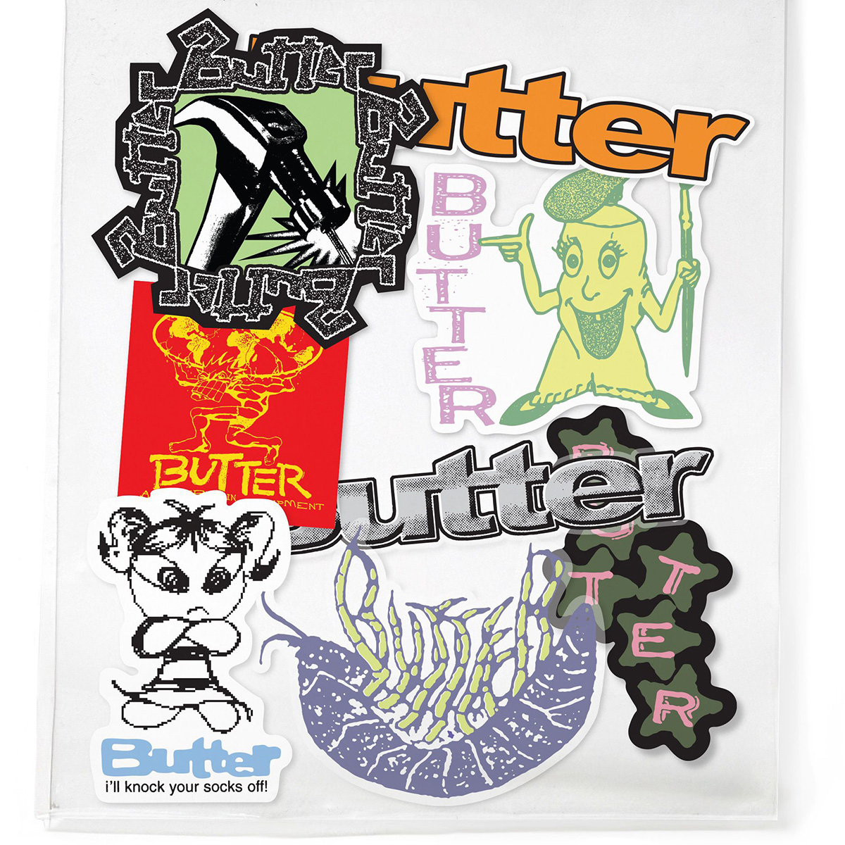 Butter Goods Q226 Sticker Pack Multi