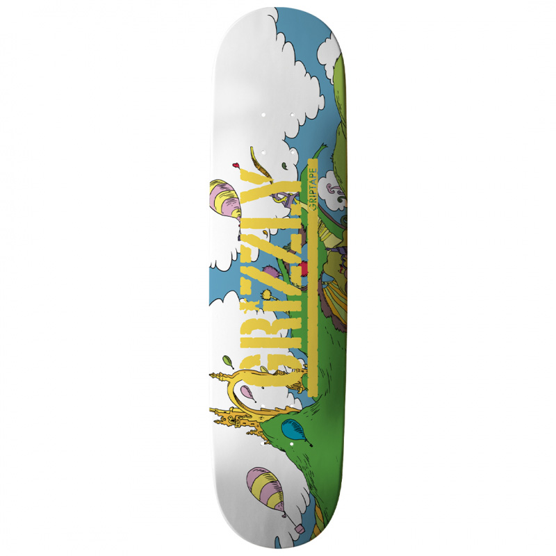 Grizzly Up Up And Away Skateboard Deck 8.0 Grizzly Up Up And Away Skateboard Deck 8.0