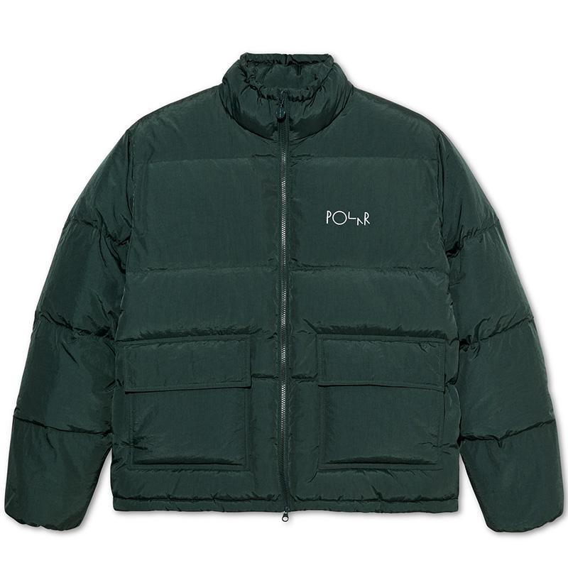 Polar Pocket Puffer Jacket Dark Teal