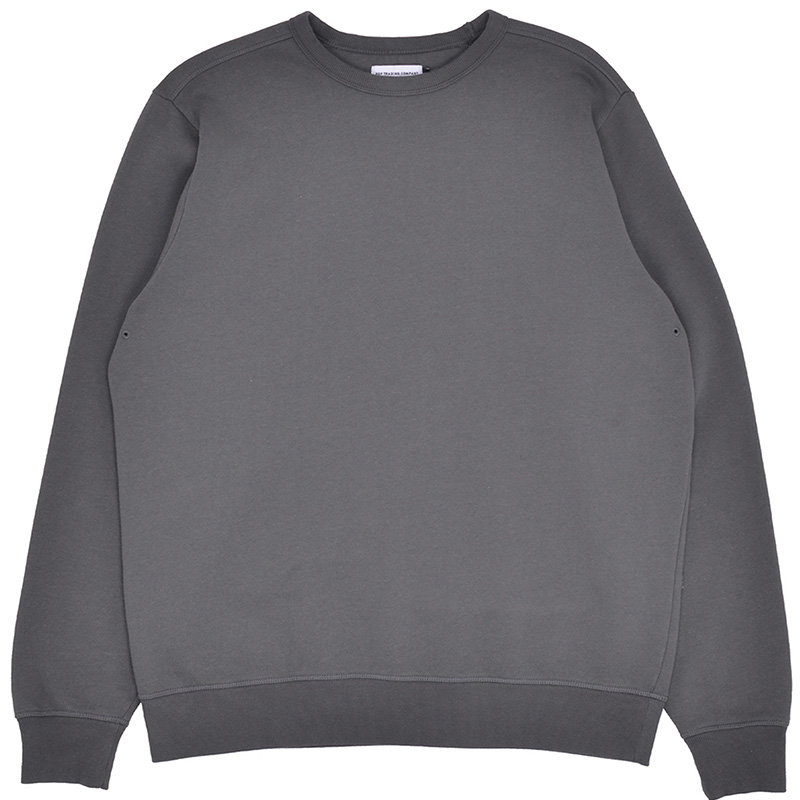 Pop Trading Company Logo Crewneck Sweater Charcoal/Cress Green