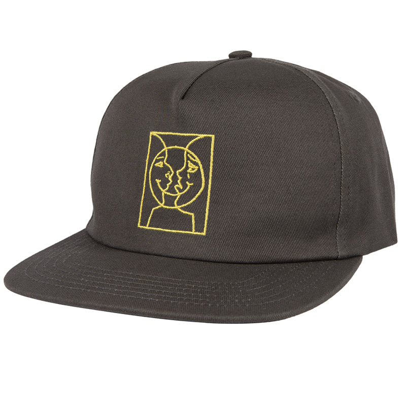 Krooked Moonsmile Snapback Hat Olive