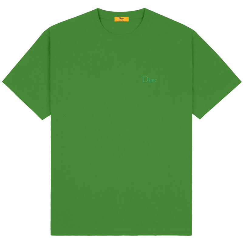 Dime Classic Small Logo T-Shirt Green