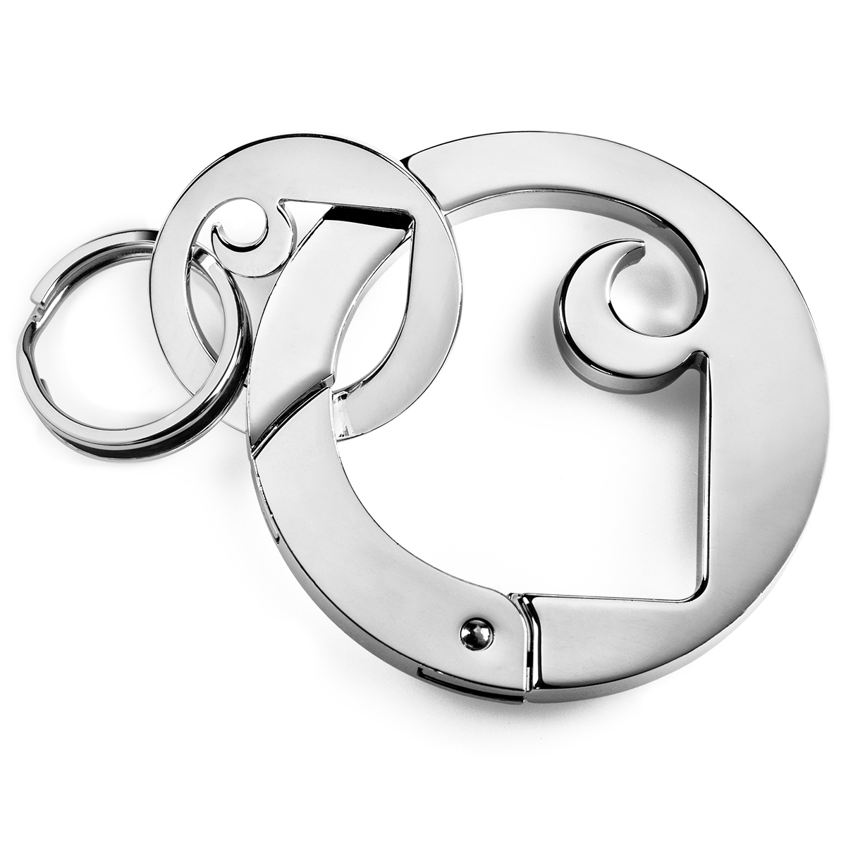 Carhartt WIP Charms Carabiner Keychain Silver Carhartt WIP Charms Carabiner Keychain Silver
