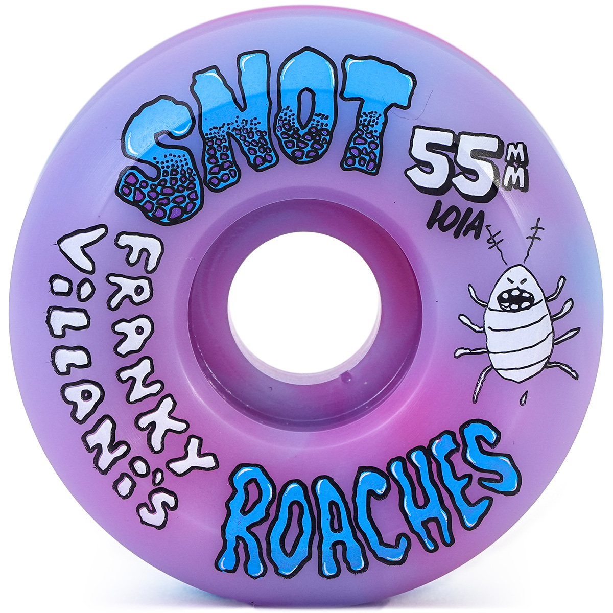 Snot Frankys Roaches Conical Wheels Pink/Teal Swirl 101a 55mm