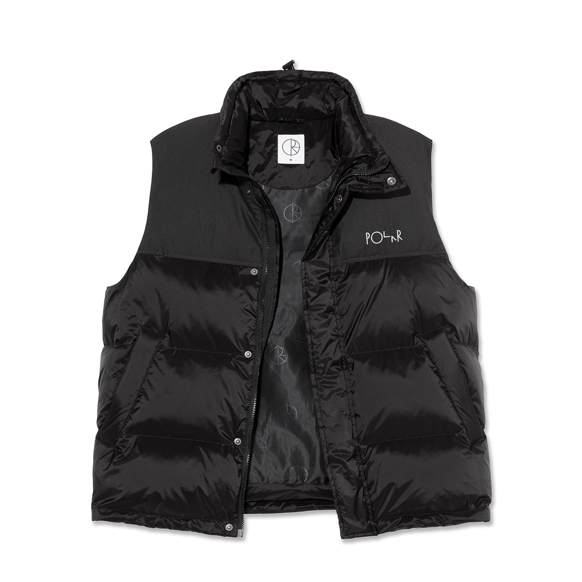 Polar Basic Puffer Vest Black Polar Basic Puffer Vest Black