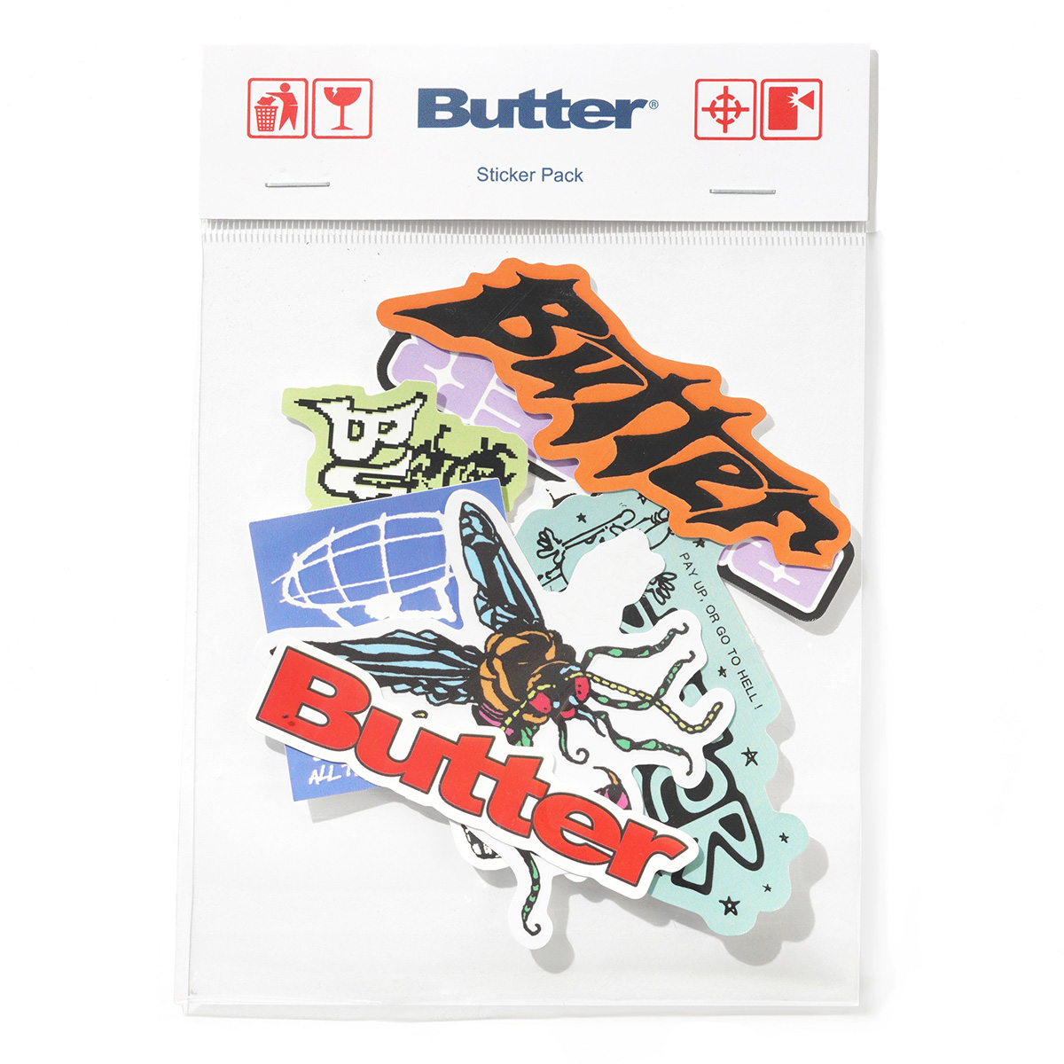 Butter Goods Q126 Sticker Pack Multi